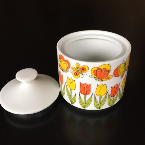 Vintage 1970s cream & sugar set - Picture 10 of 14